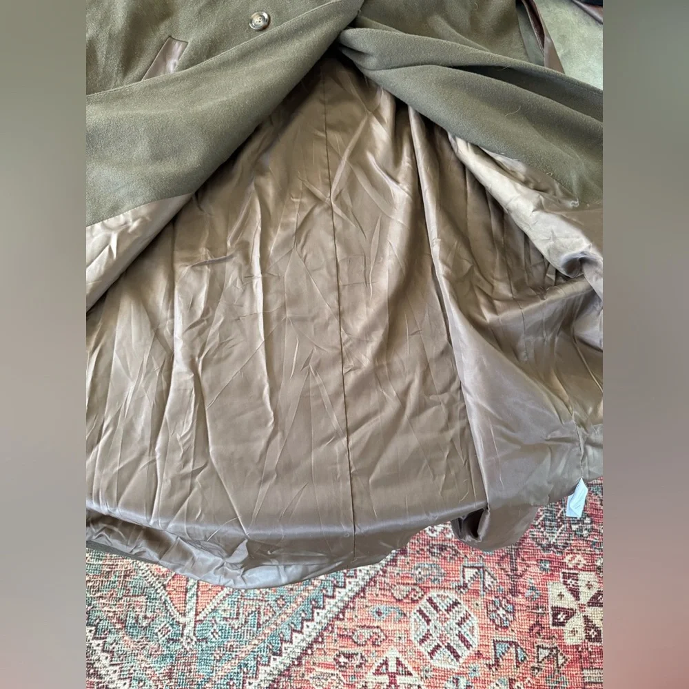 NWT Pretty Little Thing Chocolate Brown trench coat size 10. - Picture 7 of 10